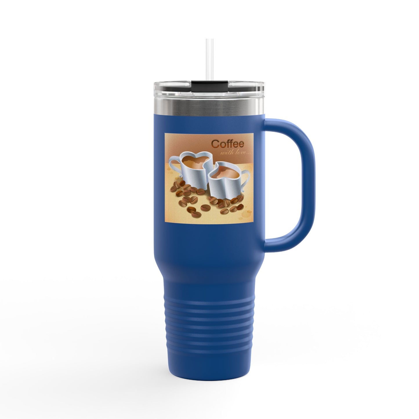 Coffee With Love Insulated Travel Mug