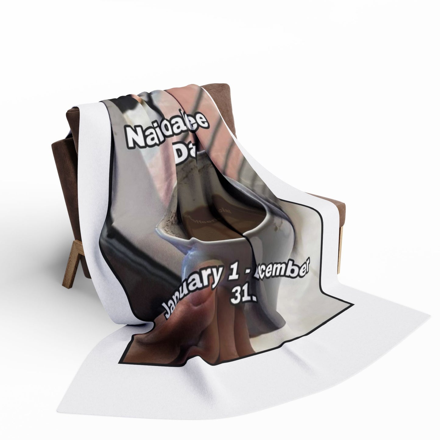 National Coffee Day Arctic Fleece Blanket