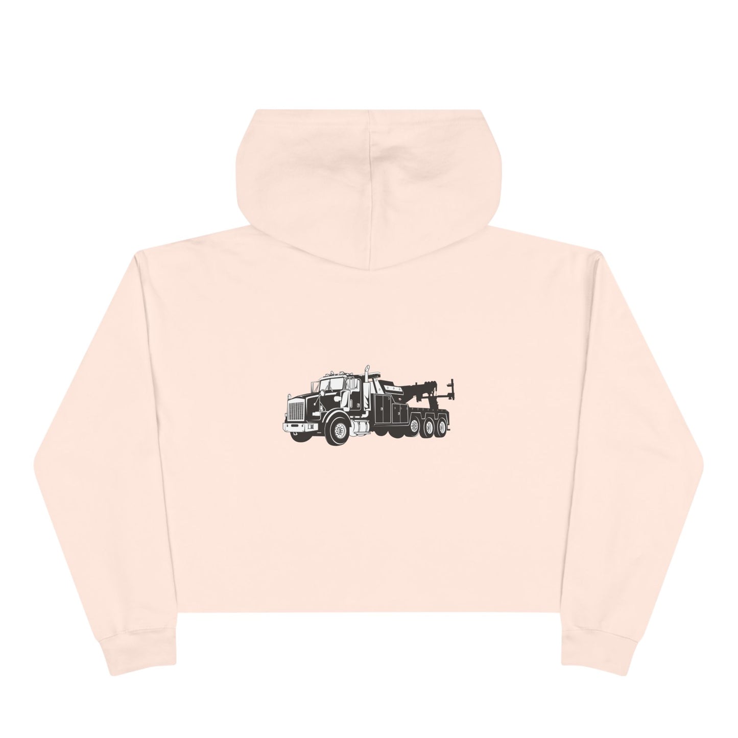 Heavy Tow Truck Women's Crop Hoodie