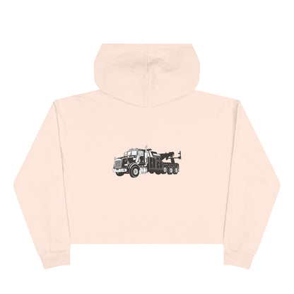 Heavy Tow Truck Women's Crop Hoodie