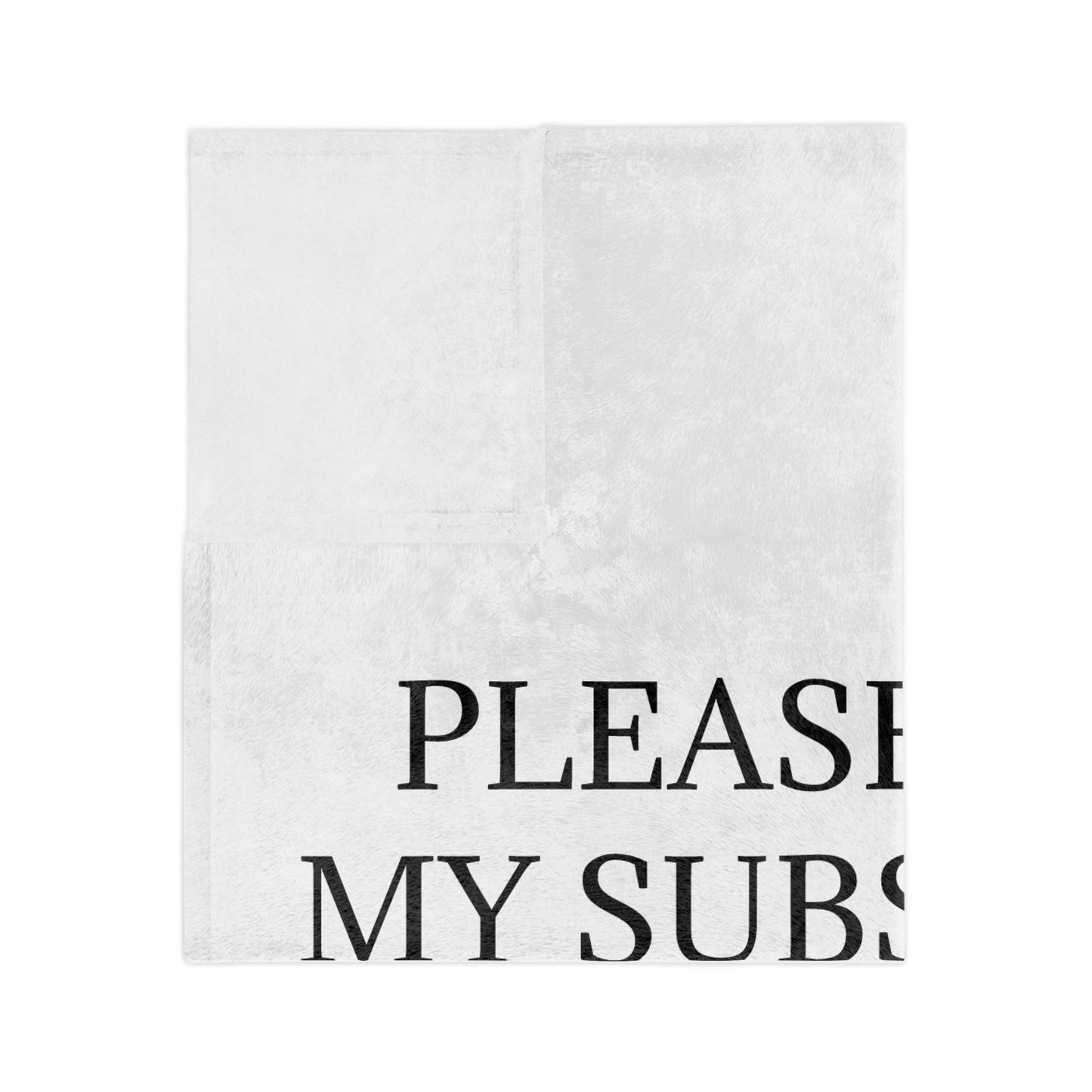 Cancel My Subscription Velveteen Microfiber Blanket