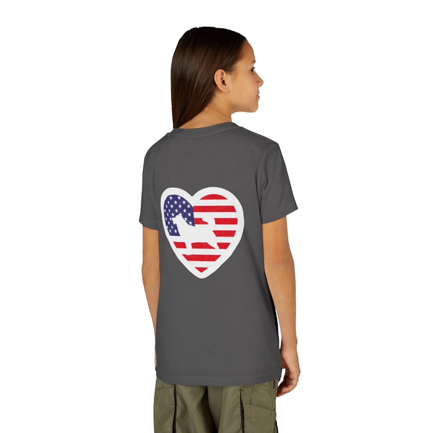Malamute Flag Youth Unisex Short Sleeve Crewneck Tee