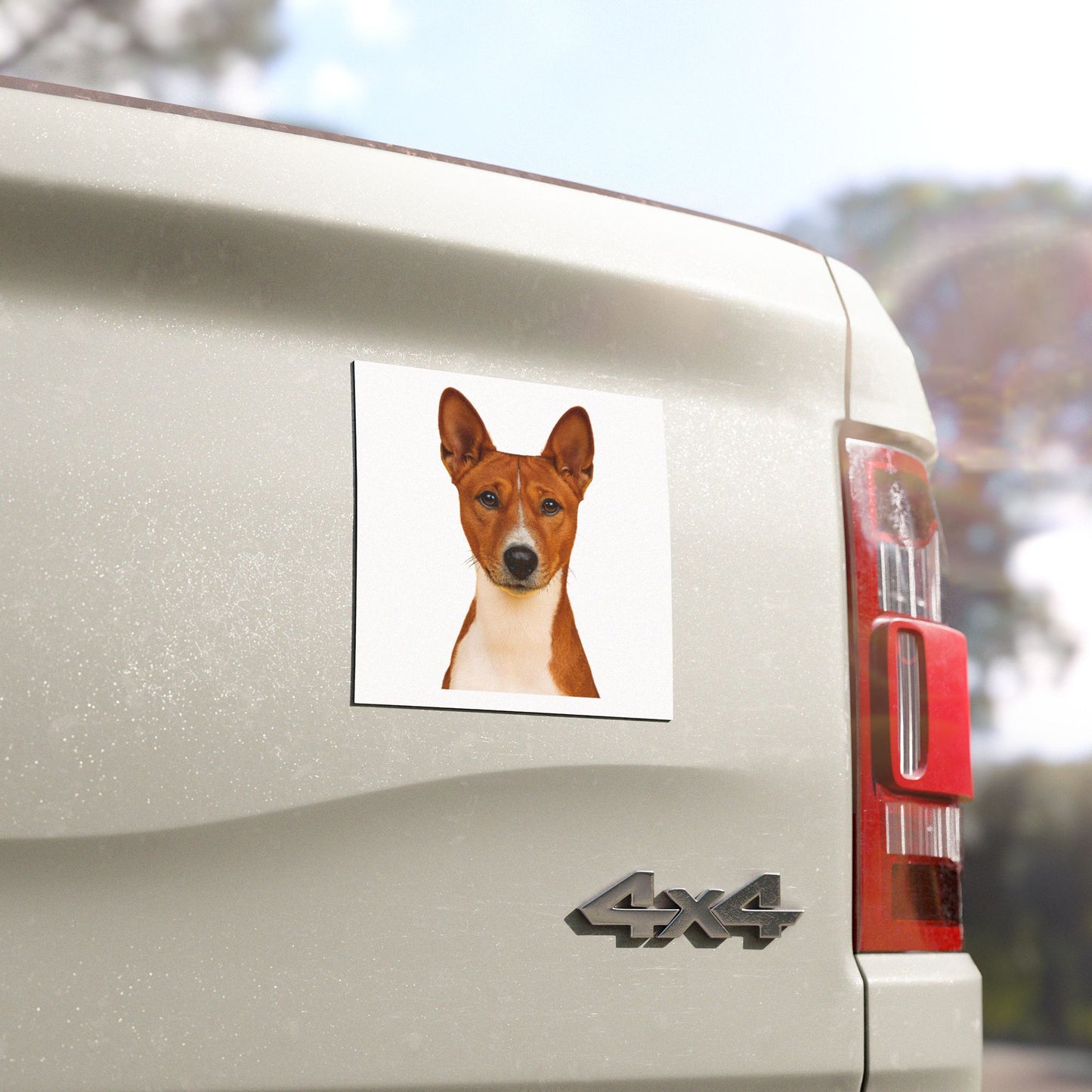 Basenji Head Indoor/Outdoor Magnet