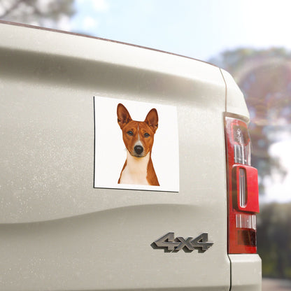 Basenji Head Indoor/Outdoor Magnet