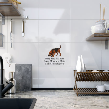 Tracking You Ceramic Photo Tile