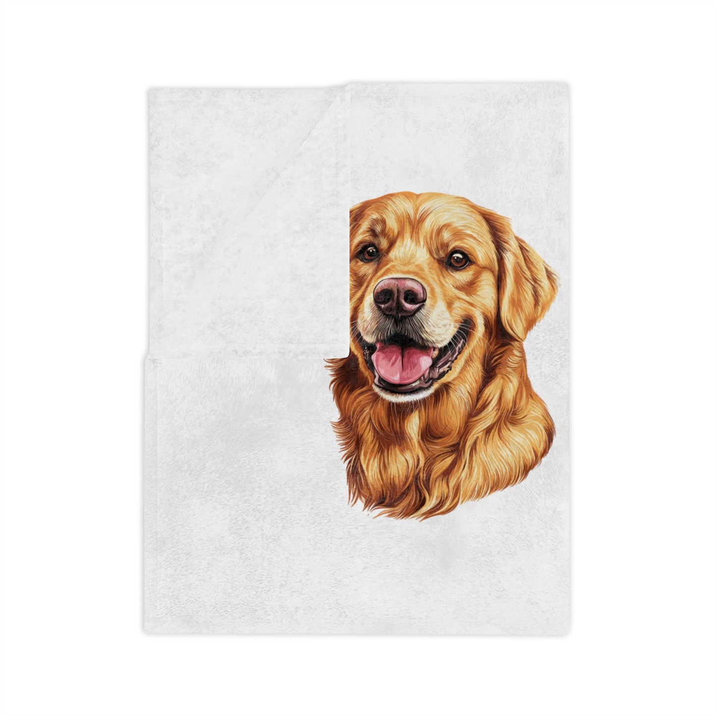 Golden Head Velveteen Microfiber Blanket