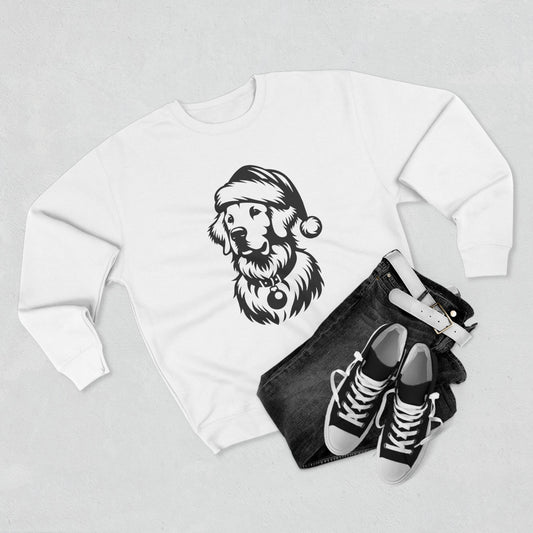 Santa Paws Golden Unisex Crewneck Sweatshirt