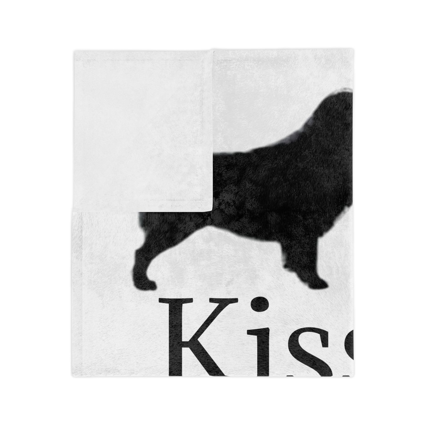 Kiss My Auss Velveteen Microfiber Blanket