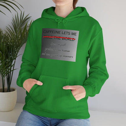 Caffeine Lets Me Unisex Hoodie