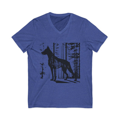 Guardian Of The Forest Unisex Short Sleeve V-Neck Tee