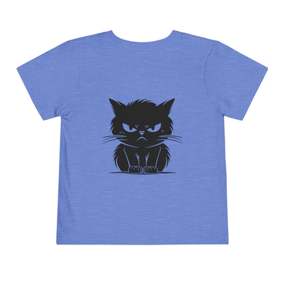 Angry Cat Toddler Unisex Short Sleeve Crewneck Tee