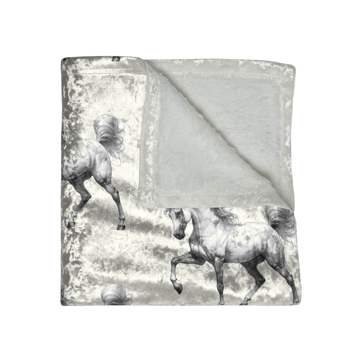 Fancy Pants Crushed Velvet Blanket