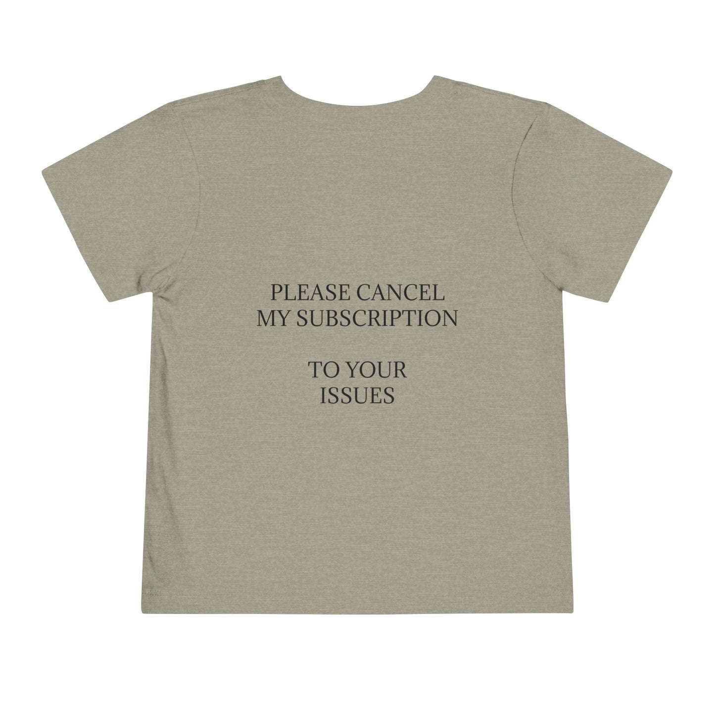 Cancel My Subscription Unisex Short Sleeve Crewneck Tee