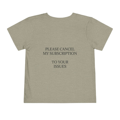Cancel My Subscription Unisex Short Sleeve Crewneck Tee