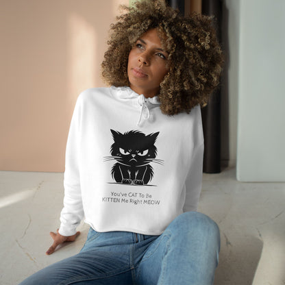 KITTEN Me Women's Crop Hoodie