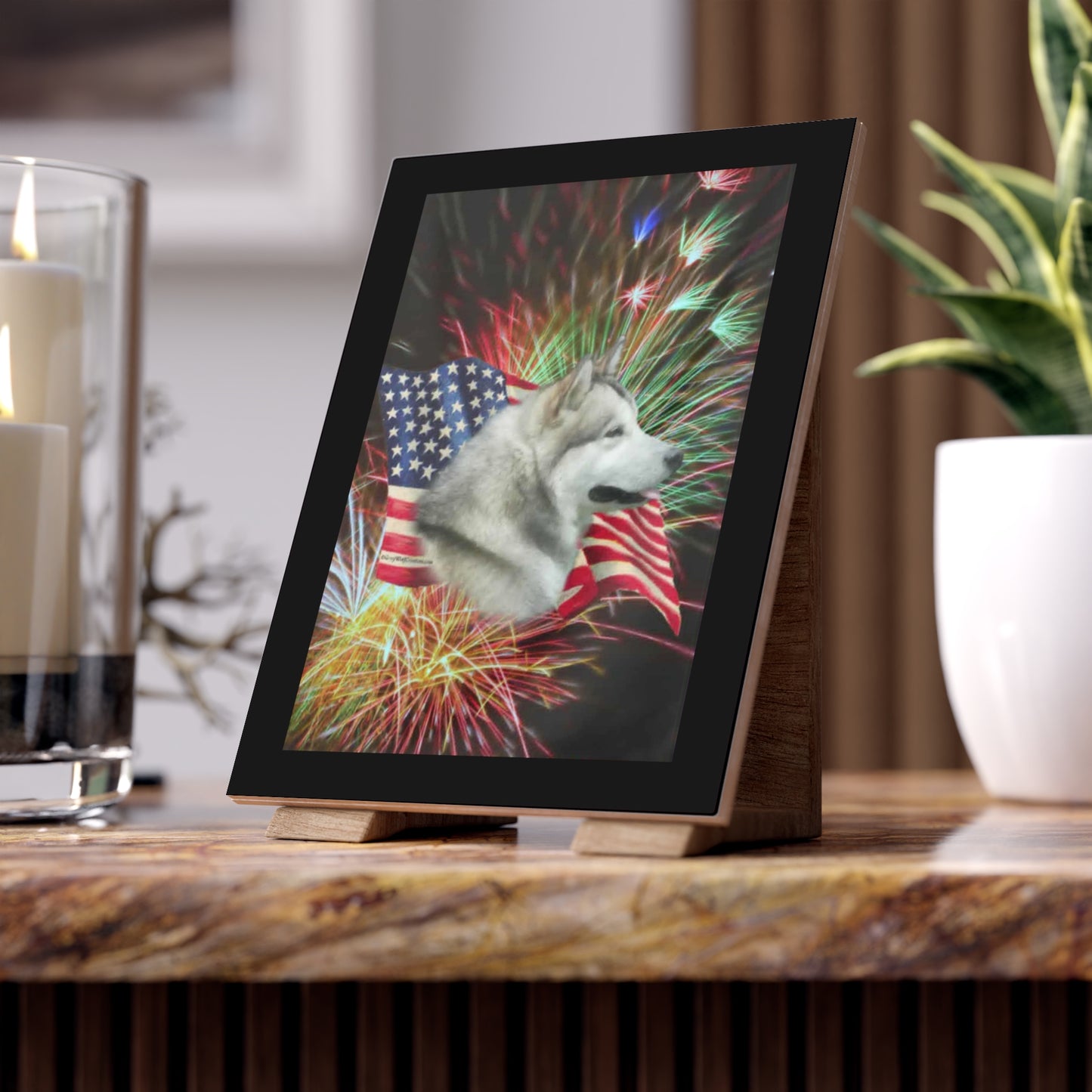 American Malamute Ceramic Photo Tile