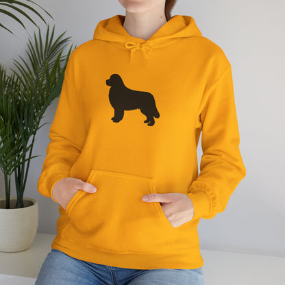 Newfie Silhouette Unisex Hoodie