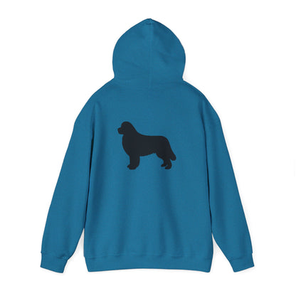 Newfie Silhouette Unisex Hoodie