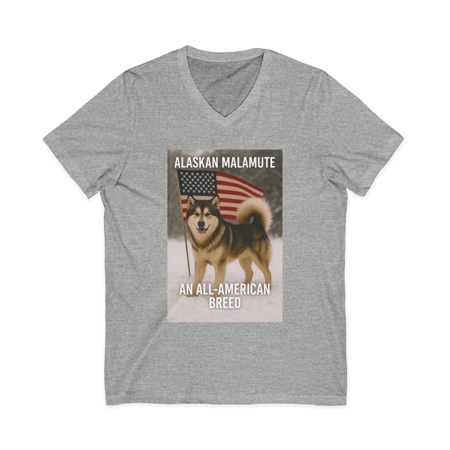 All-American Breed Unisex Short Sleeve V-Neck Tee