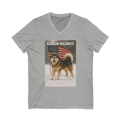 All-American Breed Unisex Short Sleeve V-Neck Tee