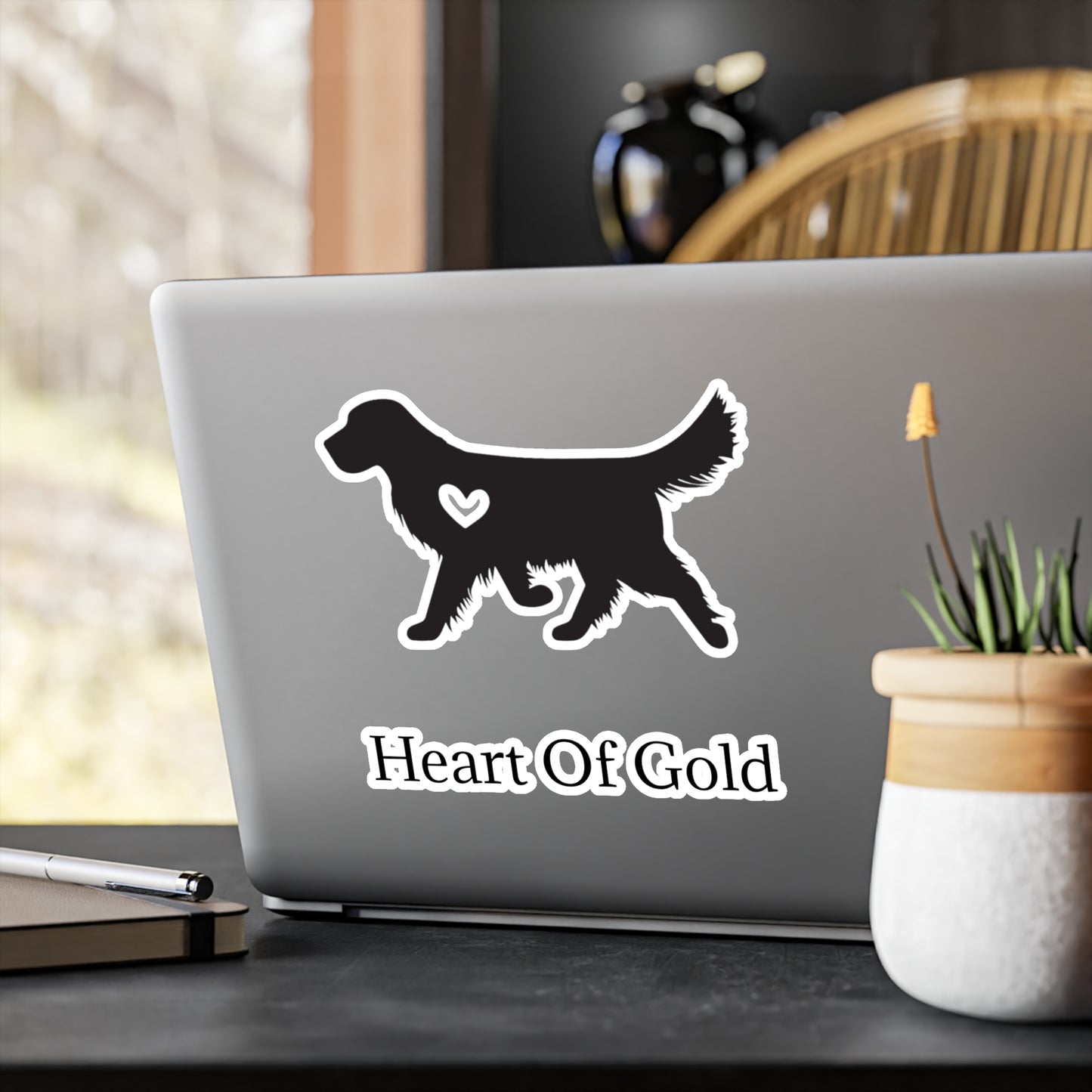 Heart Of Gold Vinyl Decal