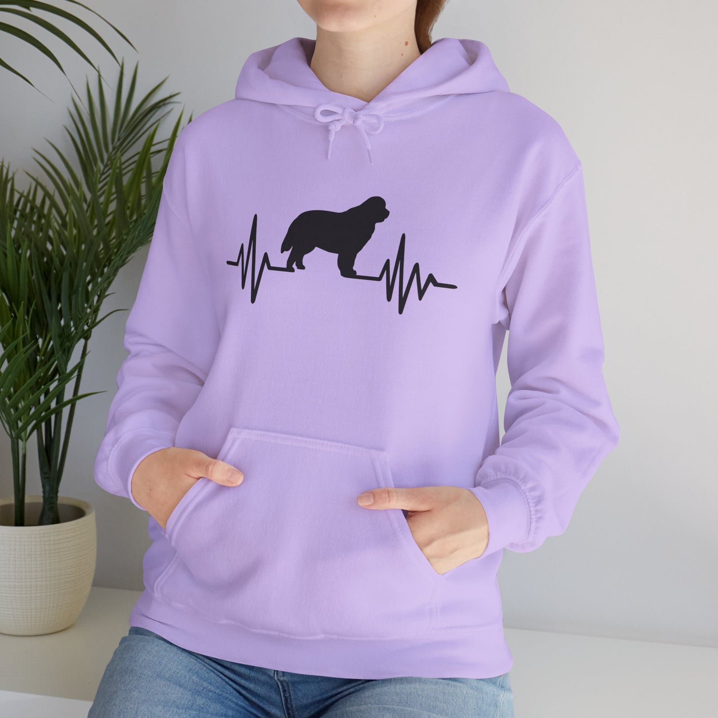 My Heart Beats For Newfies Unisex Hoodie