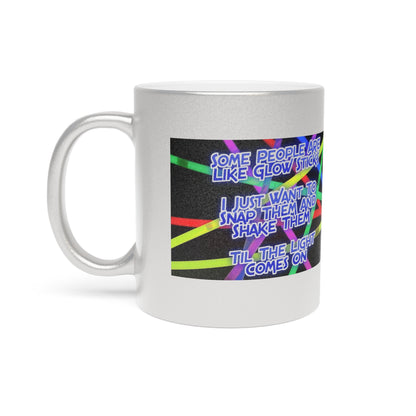 Glow Sticks Metallic Coffee Mug