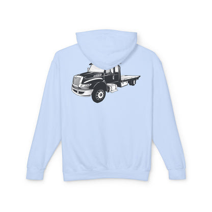 Flatbed Tow Truck Unisex Lightweight Hoodie