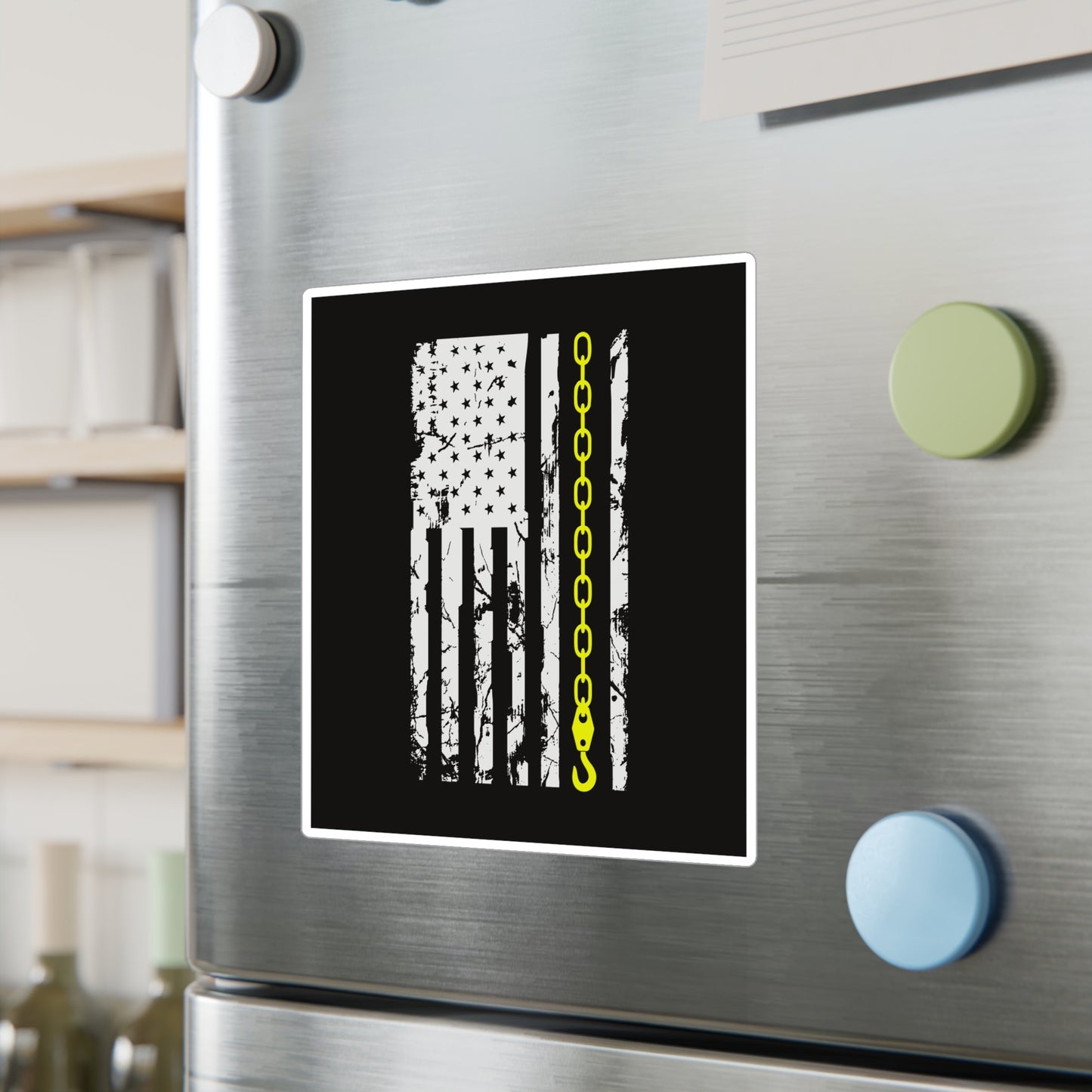 Thin Yellow Line Vinyl Decal