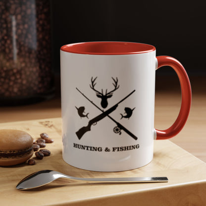 Hunting/Fishing 2-Tone Coffee Mug