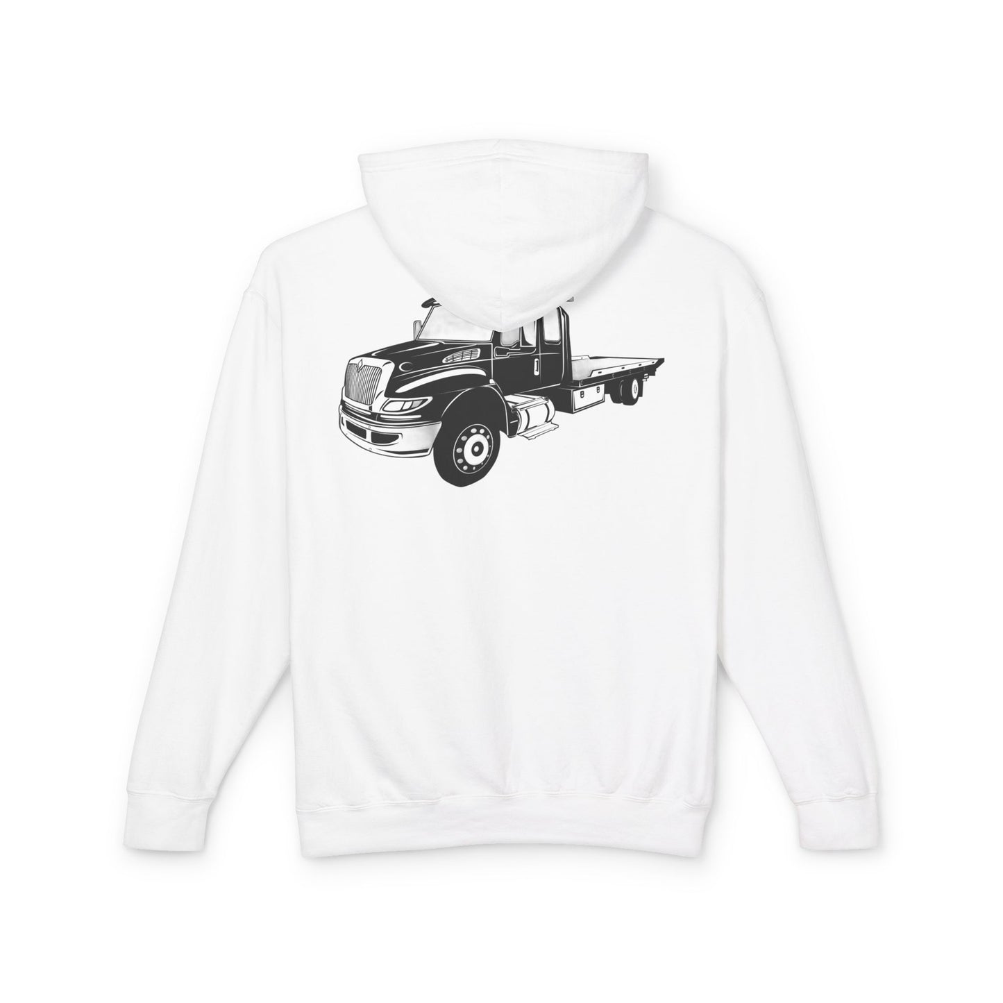 Flatbed Tow Truck Unisex Lightweight Hoodie