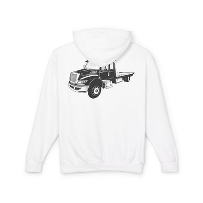Flatbed Tow Truck Unisex Lightweight Hoodie