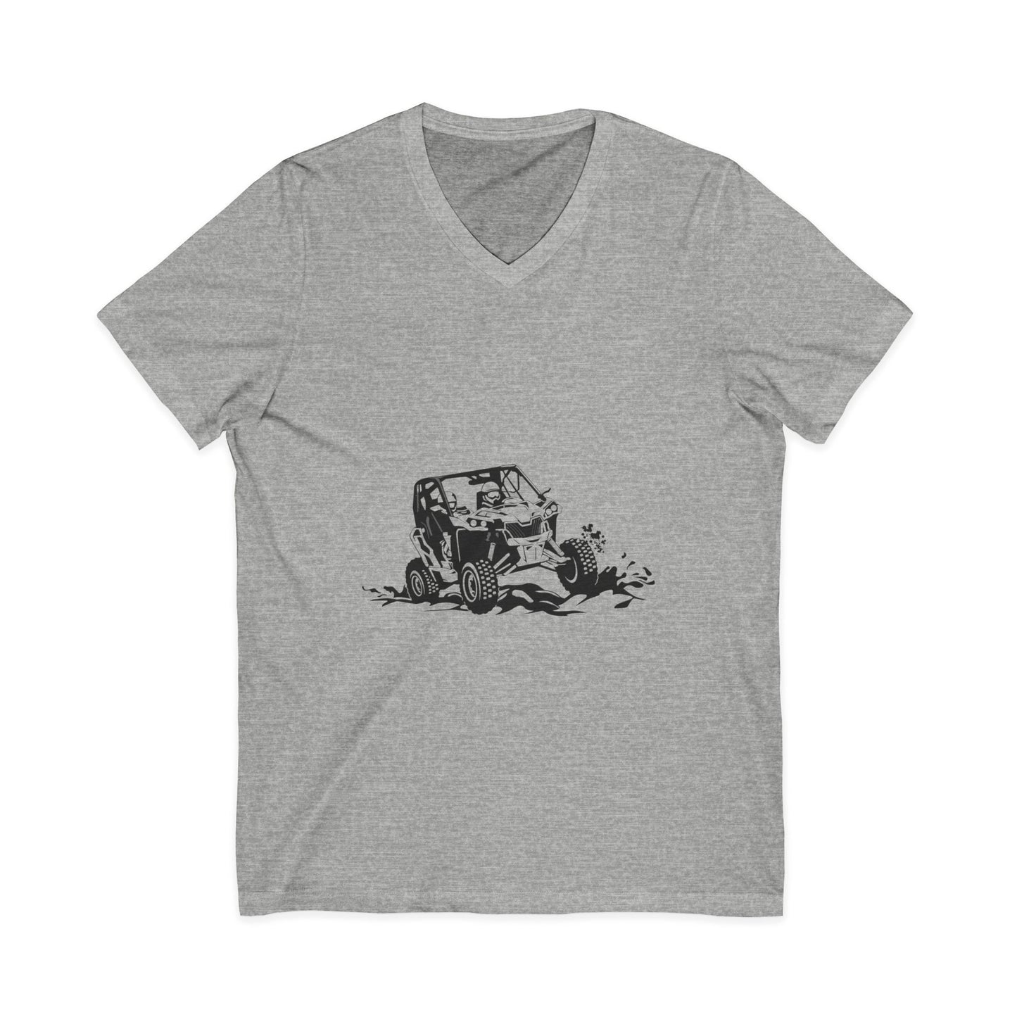 Slingin' Mud Side By Side Unisex Short Sleeve V-Neck Tee