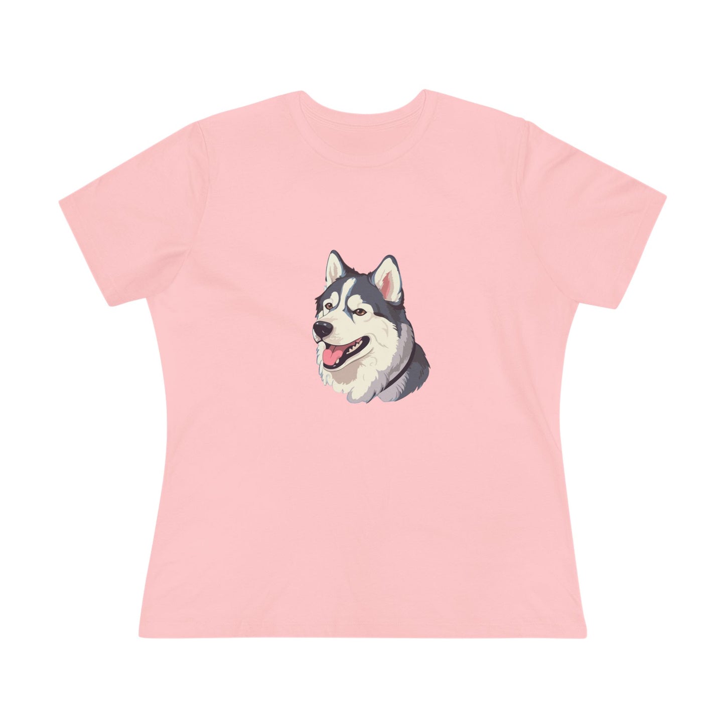 Malamute Head Women's Short Sleeve Crewneck Tee