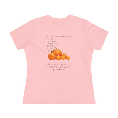 Fall In The South Women's Short Sleeve Crewneck Tee