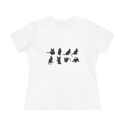 Cats Women's Short Sleeve Crewneck Tee