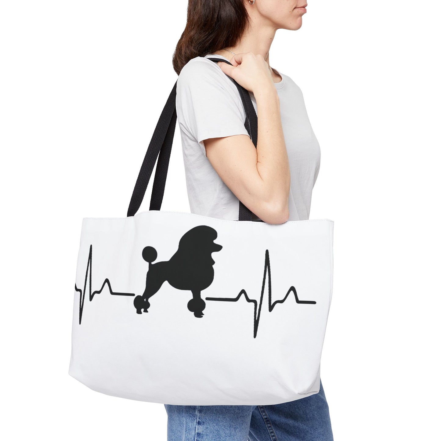 My Heart Beats For Poodles Weekender Tote Bag