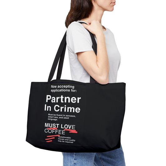 Partner In Crime Weekender Tote Bag