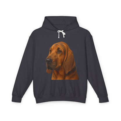 Bloodhound Head Unisex Lightweight Hoodie