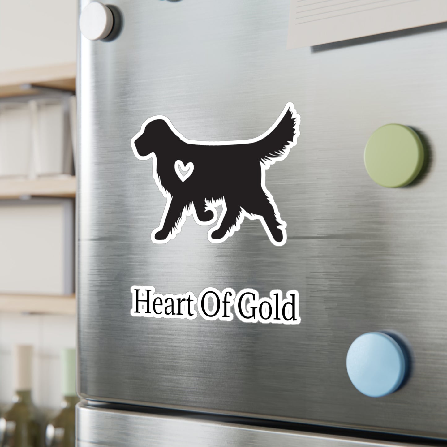 Heart Of Gold Vinyl Decal
