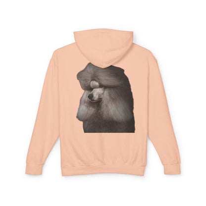 Poodle Head Unisex Lightweight Hoodie
