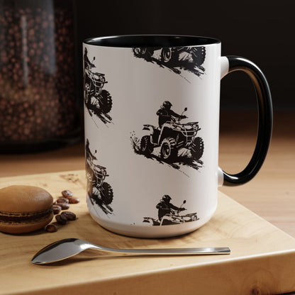 Slingin' Mud Quad 2-Tone Coffee Mug
