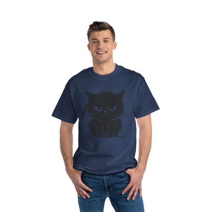 Angry Cat Men's Short-Sleeve Crewneck Tee