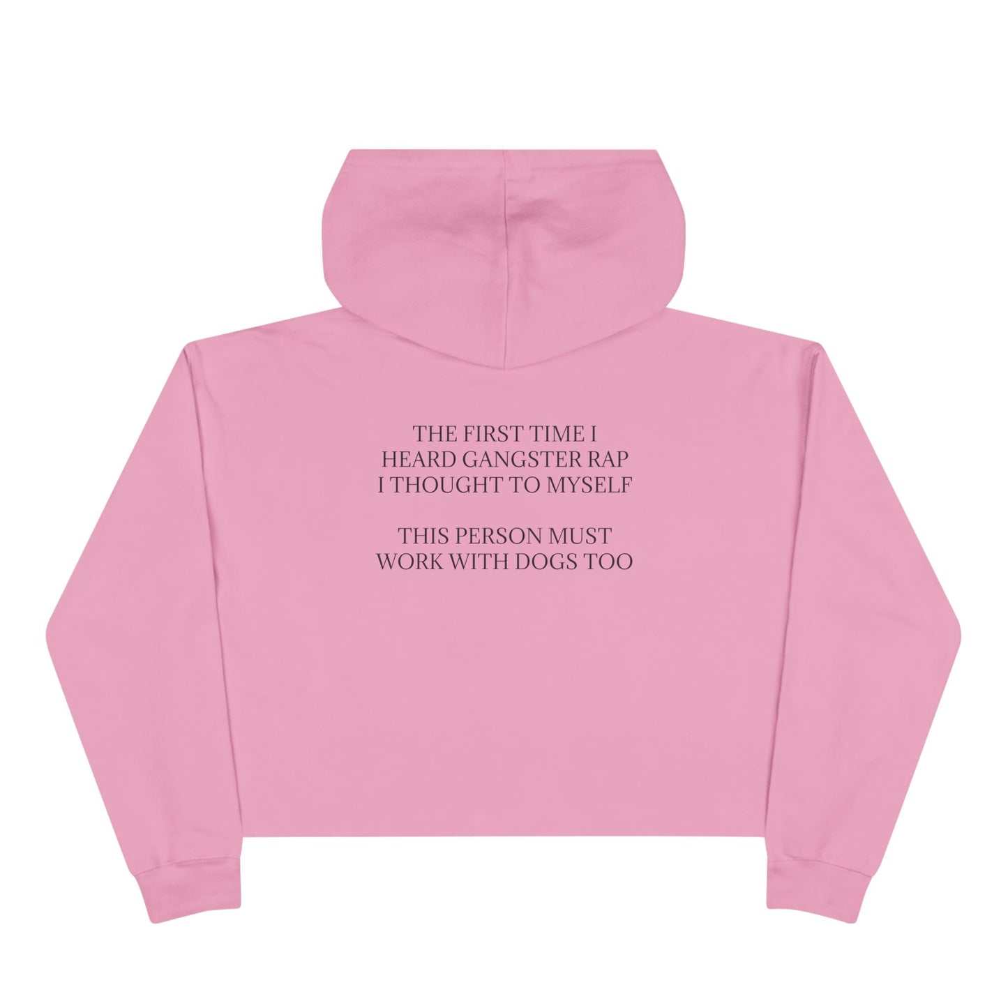 Gangster Rap Women's Crop Hoodie