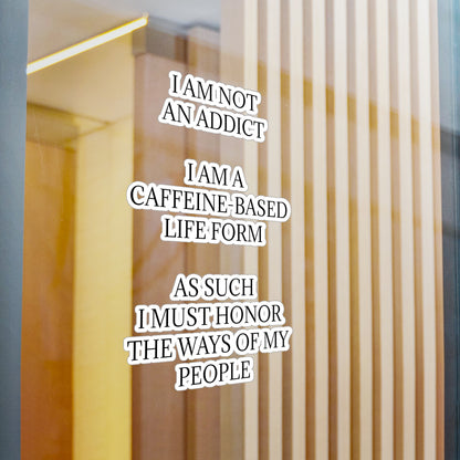 Not An Addict Vinyl Decal