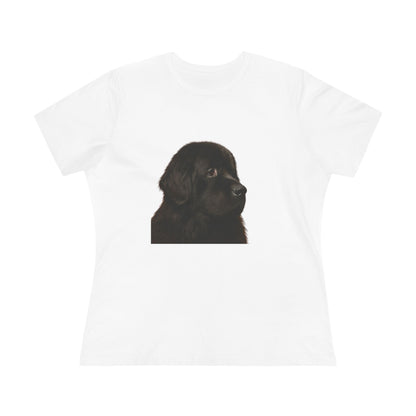Newfie Head Women's Short Sleeve Crewneck Tee