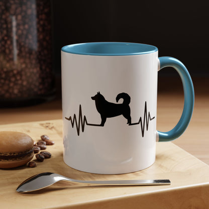 My Heart Beats For Malamutes 2-Tone Coffee Mug
