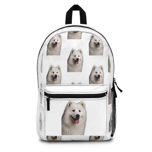 Samoyed Head Backpack