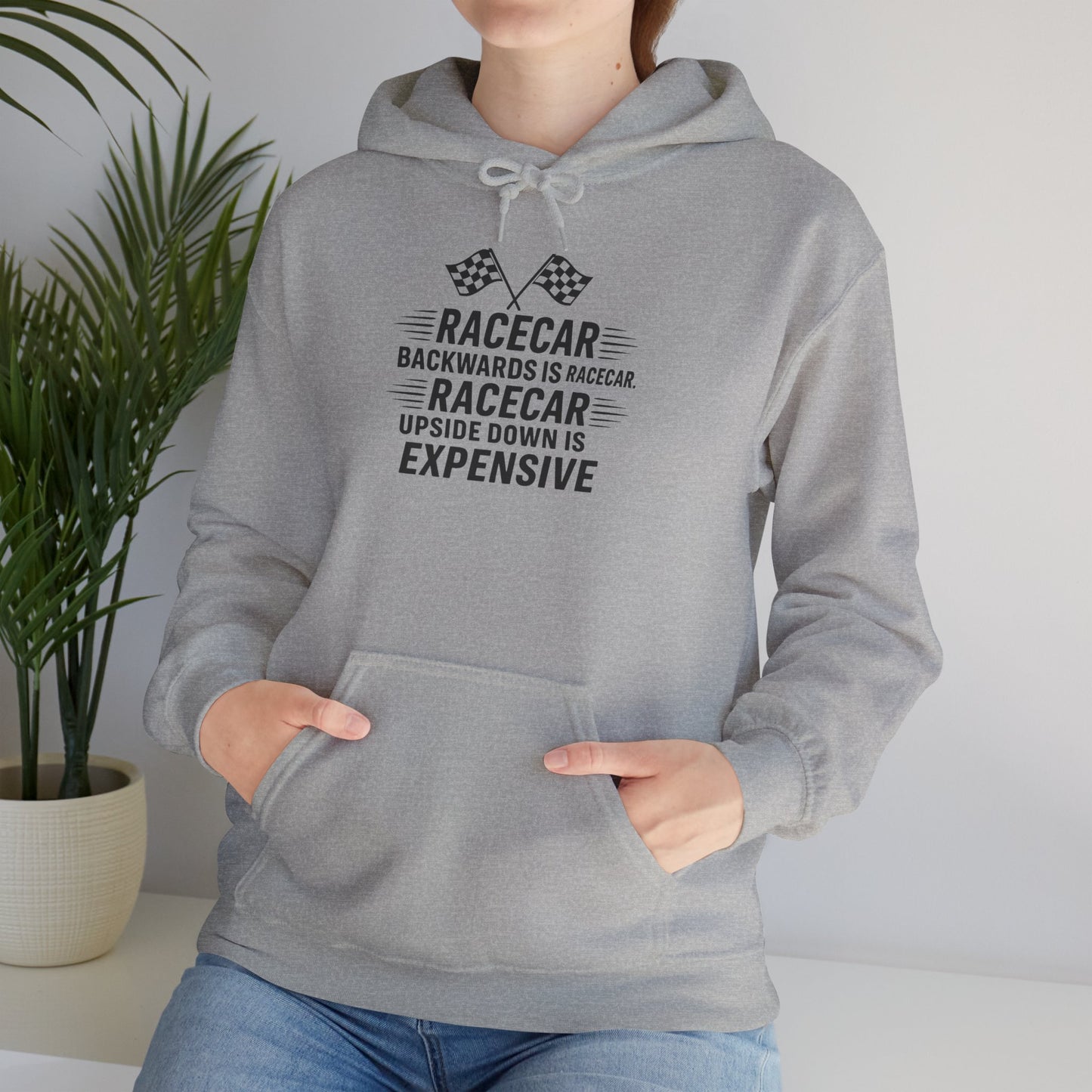 Racecar Backwards Unisex Hoodie