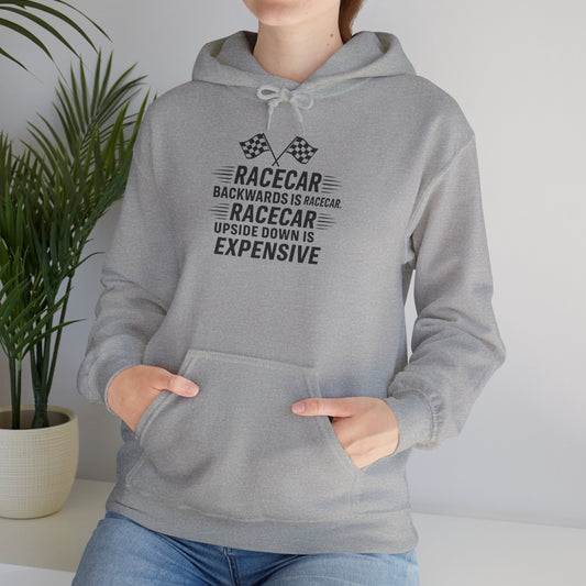 Racecar Backwards Unisex Hoodie